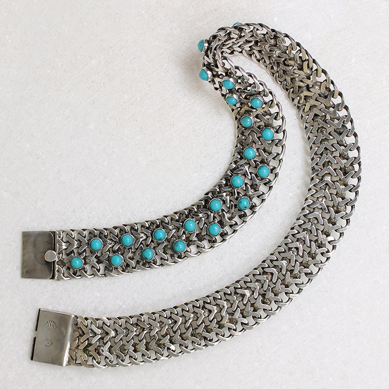 Sexy Mexican Sterling Silver Mesh Choker