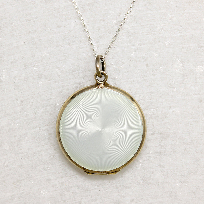 Language of Flowers Enamelled Sterling Love Locket