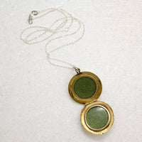 Language of Flowers Enamelled Sterling Love Locket