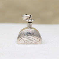 Vintage Sterling Silver Perfume Bottle Pendant