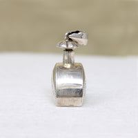 Vintage Sterling Silver Perfume Bottle Pendant
