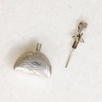 Vintage Sterling Silver Perfume Bottle Pendant