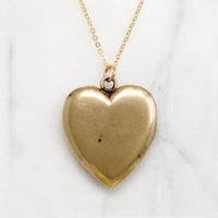 Hearts & Flowers 1940s Gold Fill Locket