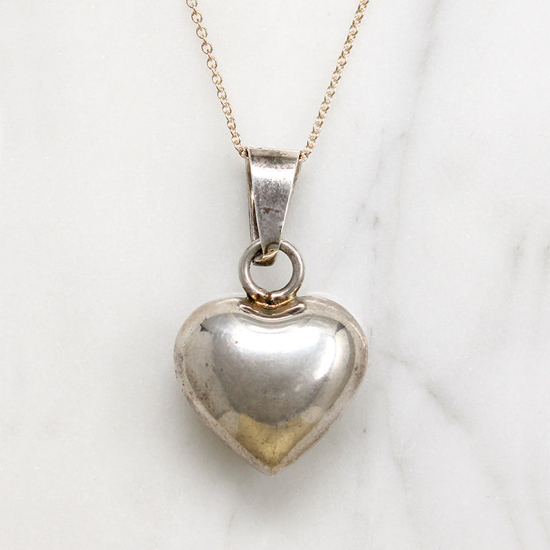 Fat & Sassy Heart-Shaped Bell Pendant