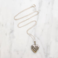 Hearts Within Hearts Sterling Silver Locket