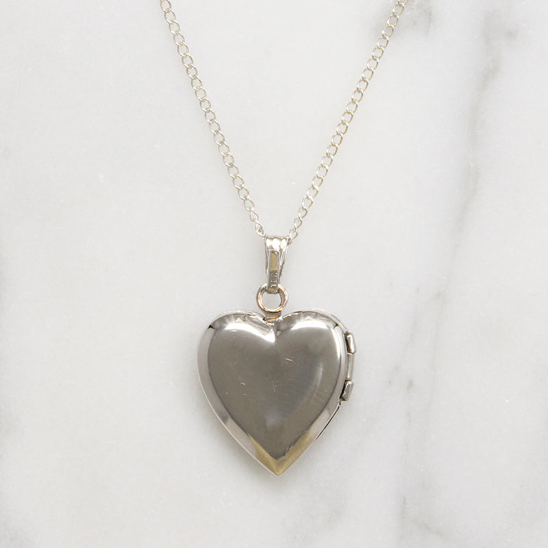 Hearts Within Hearts Sterling Silver Locket