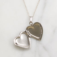 Hearts Within Hearts Sterling Silver Locket