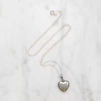 Small Mexican Sterling Silver Heart Pendant