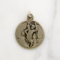 St. Christopher Medal with Roadster on Reverse