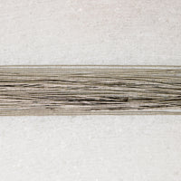 Fifty Strand Liquid Silver Bead Necklace