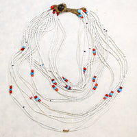 Eighteen Strand Antique Trade Bead Necklace