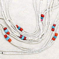 Eighteen Strand Antique Trade Bead Necklace