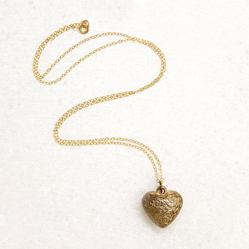 Darling Victorian Revival Heart Pendant
