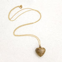 Darling Victorian Revival Heart Pendant