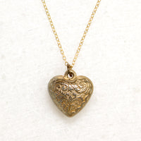 Darling Victorian Revival Heart Pendant