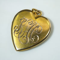 Beautifully Engraved Diamond Set Heart Locket