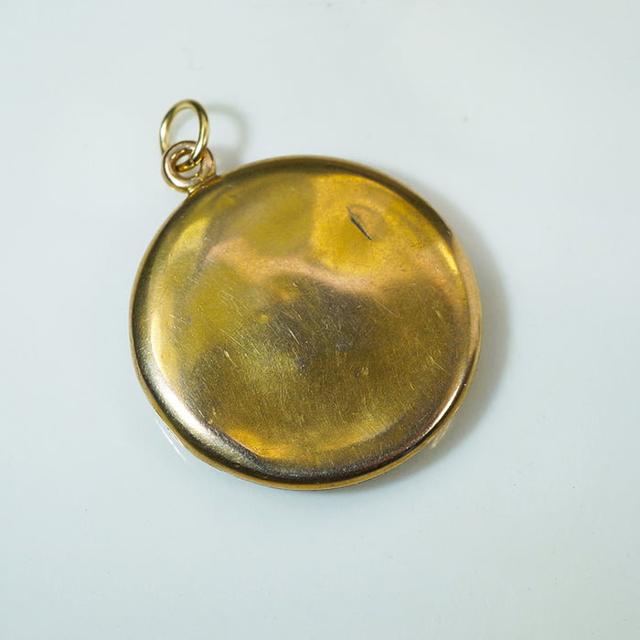 Three Foxes Gold Antique Locket