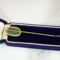 Beautifully Detailed Gold Scarab Lapel Pin