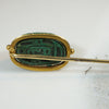 Beautifully Detailed Gold Scarab Lapel Pin