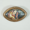 Eros & Aphrodite Miniature in 12k Gold Brooch