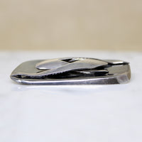 Modernist Sterling Silver & Niello Brooch by Villasana