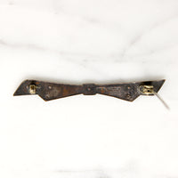 Crisp Little Paste-Spangled Bow Brooch