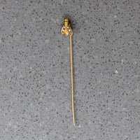 Busy Little Bee Gold & Pearl Stick Pin
