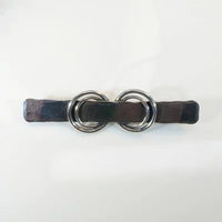 Sophisticated Silver Art Deco Bar Pin