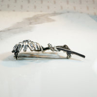 Chrysanthemum Flower Sterling Silver Brooch