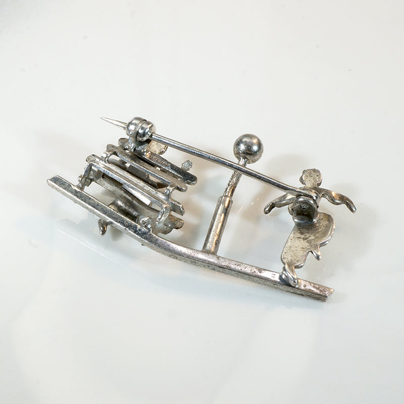 Whimsical Dancer & Musician Brooch