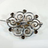 Danish Modern Sterling Brooch from Hermann Siersbøl