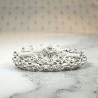 Elaborately Wrought Silver Cannetille Brooch