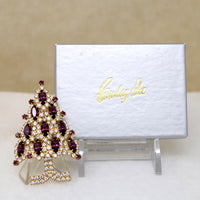 Eisenberg Ice Christmas Tree Brooch