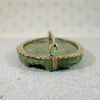 Luxuriant Greenery Carved Jade & Silver Gilt Brooch