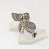 Exquisite Early 19th Century Silver Filigree Bird Brooch