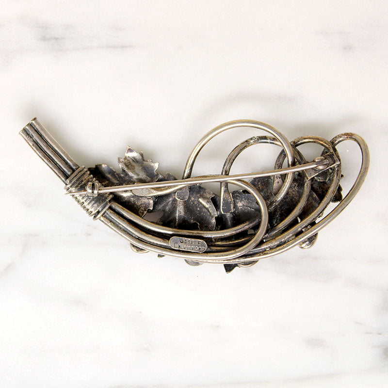 Holly Nosegay Brooch by Joseff of Hollywood