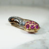 Whimsical Slipper & Ball Victorian Fur Clip