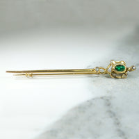 Romantic Sword or Scepter Costume Brooch