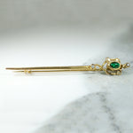 Romantic Sword or Scepter Costume Brooch