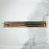 Elegant Gold Quartz Bar Pin