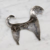Good Girl Sweet Silver Dog Brooch