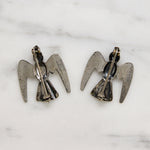 A Pair of Sterling Silver Dove Brooches by JewelArt