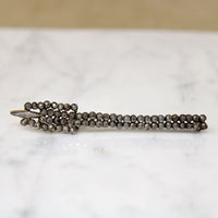 Georgian Shooting Star Cut Steel Bar Pin