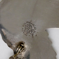 Adorable Sterling Silver Seahorse Brooch