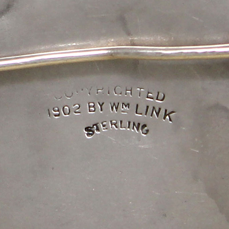 Art Nouveau Voluptuous Woman Sterling Brooch