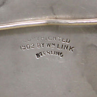 Art Nouveau Voluptuous Woman Sterling Brooch