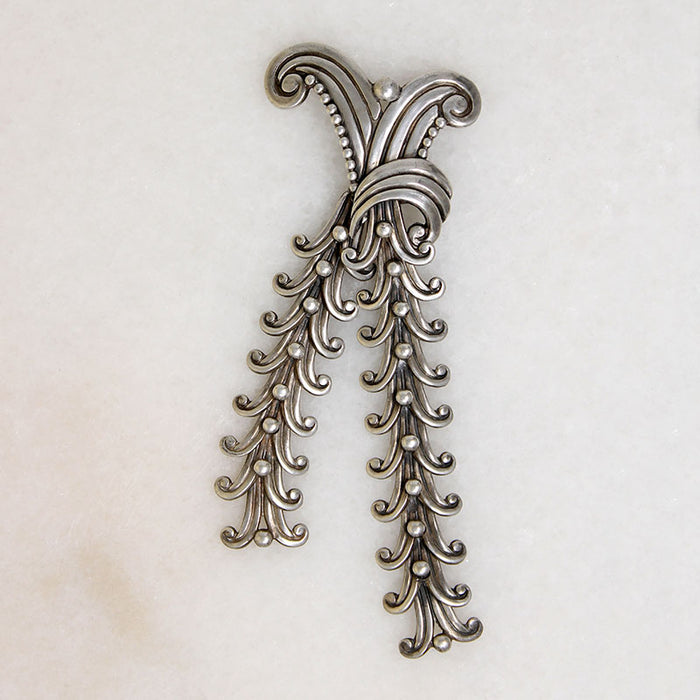 Superb Margot de Taxco Pre-Columbian Motif Brooch