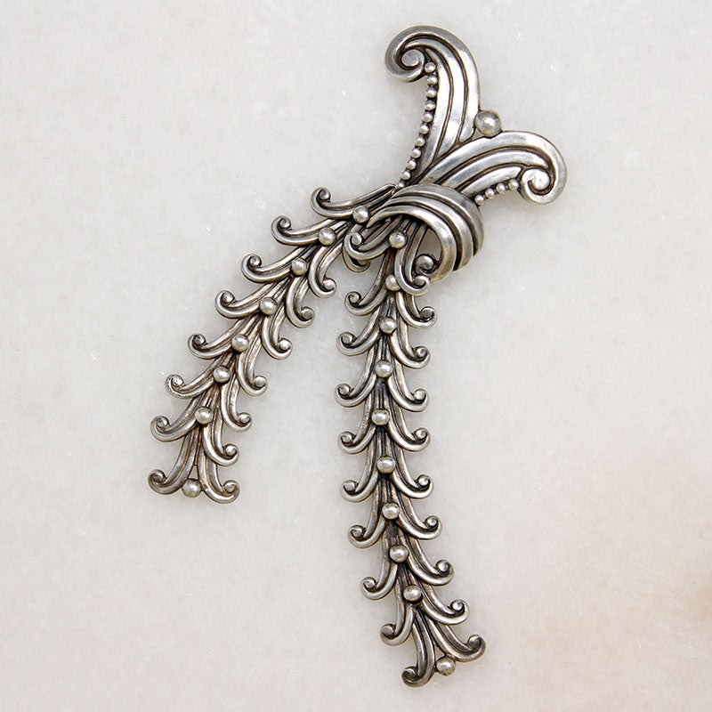 Superb Margot de Taxco Pre-Columbian Motif Brooch