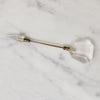 Debonair Crystal Arrow Jabot Pin