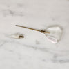 Debonair Crystal Arrow Jabot Pin